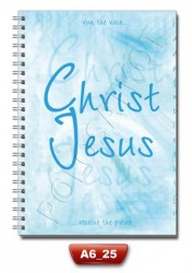 Блокнот с цветными листами,  45 стр. "Christ Jesus"
