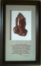 Плакетка с молящ. руками «Отче наш», дерево