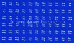 Указатели книг Библии (индексы) Одноцветные синий фон